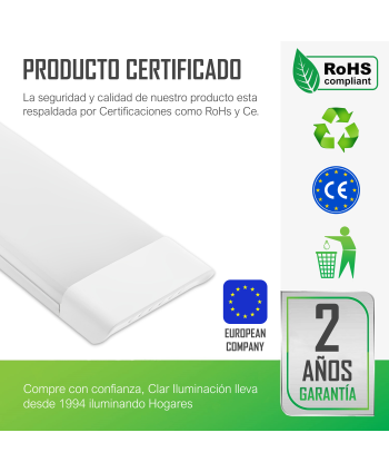 Luminaria LED de techo de 60 cm