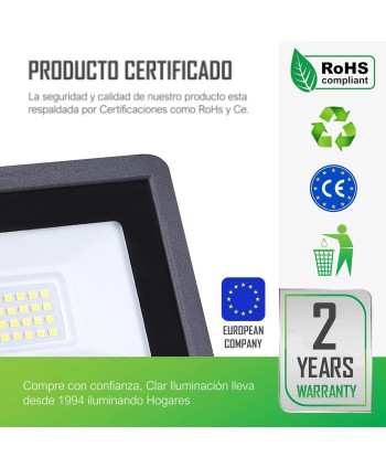 Focos LED Exterior, Foco LED 30W IP66