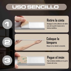 CLAR - Luces Armarios Con Sensor Sin Cable, Luces LED Armario, Luces Para Armarios Interiores,30 cm