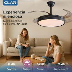 Ventilador de Techo Regulable CCT (Negro)