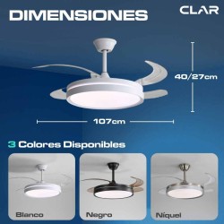 Ventilador de Techo Regulable CCT (Níquel)