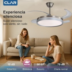 Ventilador de Techo Regulable CCT (Níquel)