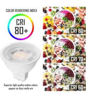 Bombilla LED GU5.3, MR16 LED, 3,5W