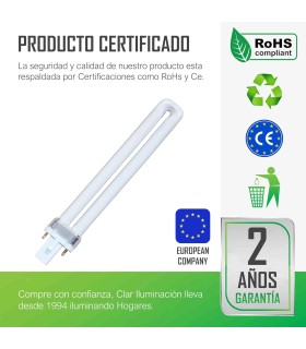 Bombilla Fluorescente Gemini S 9W G23