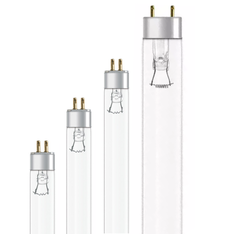 Tubo UV Germicida Esterilizador 15W T8, 43,7 x 2,6 cm