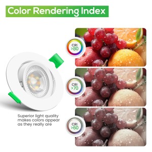 Focos LED Interior Techo, Módulo LED Ultra Plano Regulable 6W Ajustable 38º, Niquel
