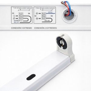 Regleta Para Tubo T8 LED...