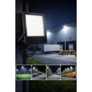 ALTIVE PROYECTOR LED REGULABLE 200W NEGRO
