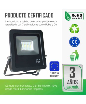 Proyector Gorilla 30W, foco exterior LED