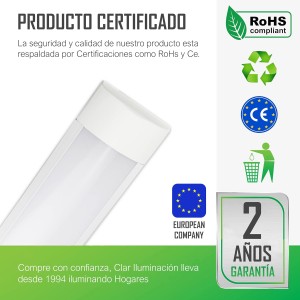 Barra Lineal LED 30cm, Sirio LED 10W