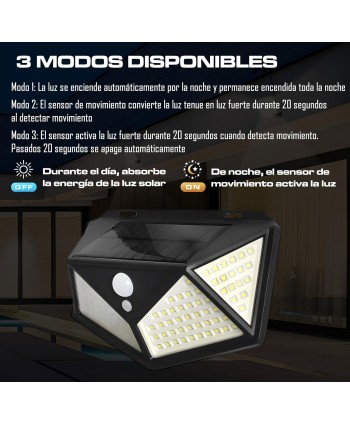 copy of HYBEC - Aplique Solar Exterior 240lm