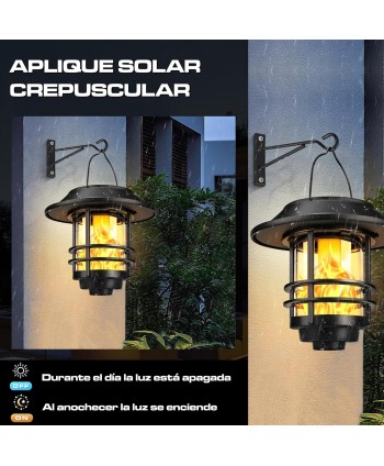 copy of HYBEC - Farolillos Solares Exterior Efecto Llama