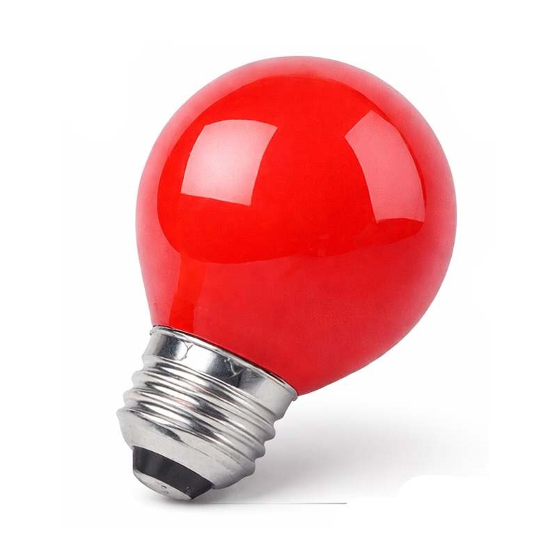 ESFERICA 25W 24V E27 ROJO Ø45x76