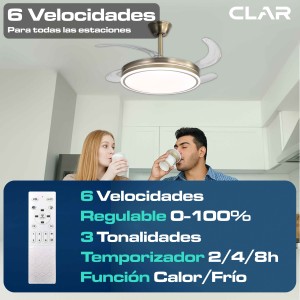 copy of CLAR - Ventilador de Techo Regulable CCT (Blanco)