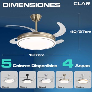 copy of CLAR - Ventilador de Techo Regulable CCT (Blanco)