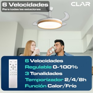 copy of CLAR - Ventilador de Techo Regulable CCT (Blanco)