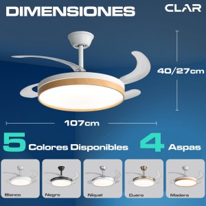 copy of CLAR - Ventilador de Techo Regulable CCT (Blanco)