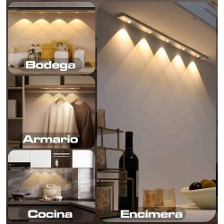 Luces Para Armarios Interiores, Luz LED Magnética Con Sensor De Movimiento, 80 Cm