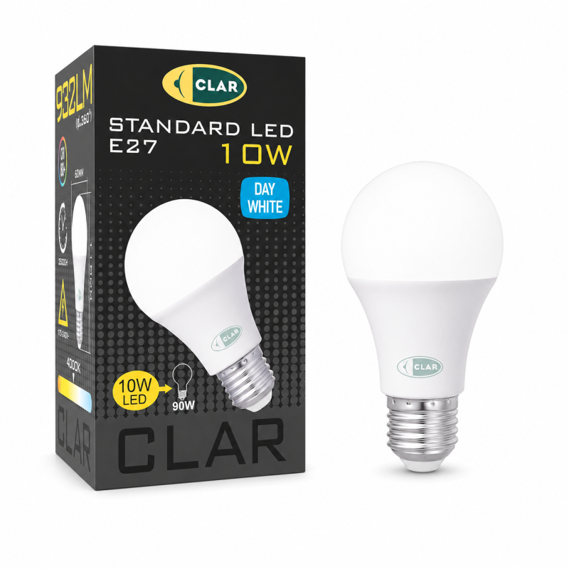 Bombilla LED E27 10W, MATE