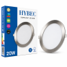 Downlight LED Empotrable Plata 20W Redondo 1600lm