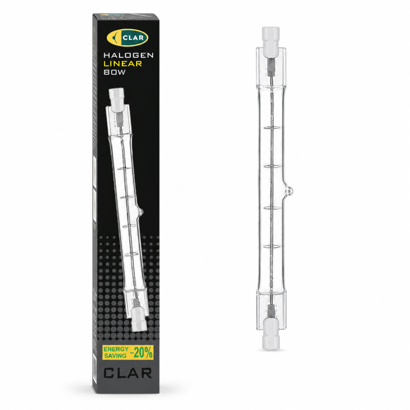 Bombilla Halogena Lineal 80W 118mm.s
