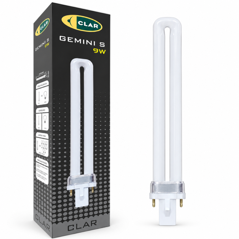Bombilla Fluorescente Gemini S 9W G23