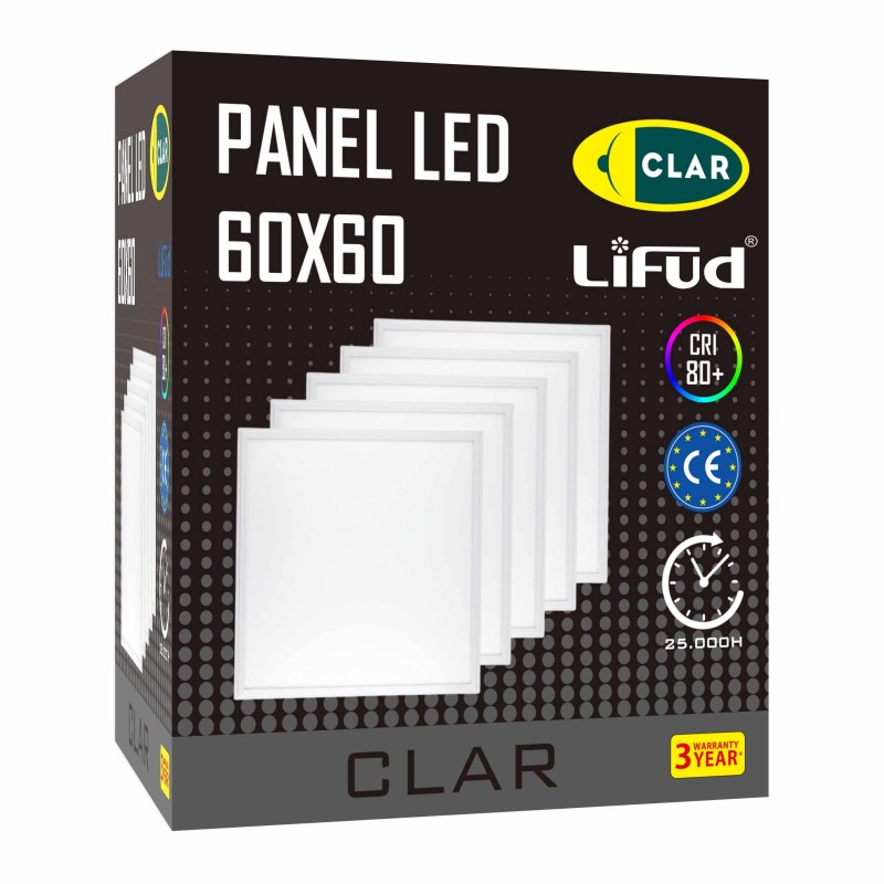 Paneles LED 60x60 Empotrable Driver LIFUD 40W