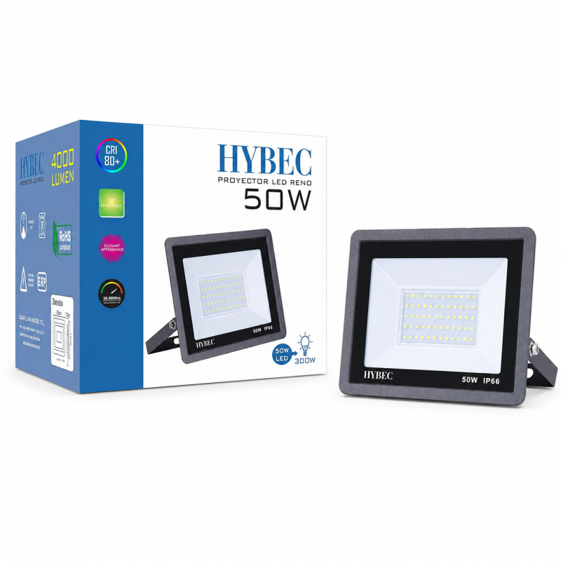 Focos LED Exterior Proyector Impermeable 50W IP66