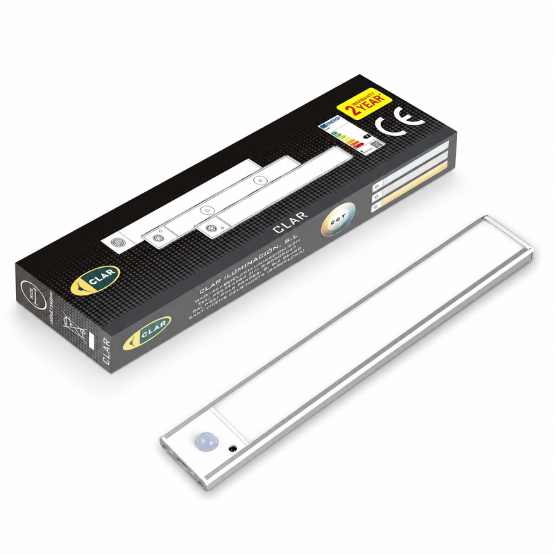 CLAR - Luces Armarios Con Sensor Sin Cable, Luces LED Armario, Luces Para Armarios Interiores,30 cm