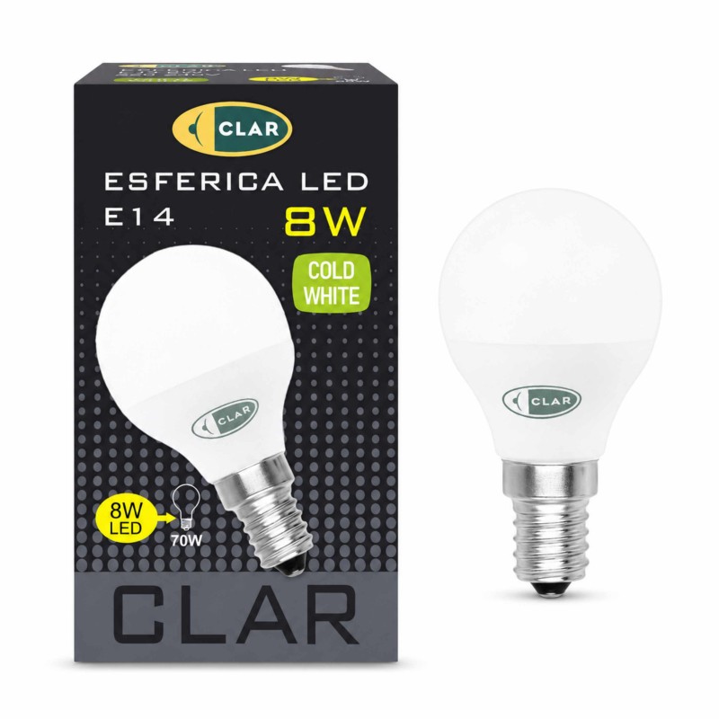 Bombilla LED E14 8W, Bombilla LED Pequeña