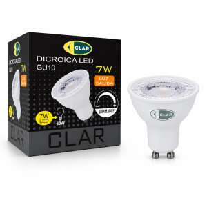 DICROICA LED REGULABLE 7W