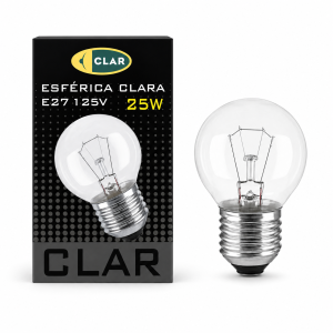 ESFERICA E27 CL 25W 125V