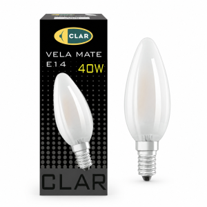 Bombilla Estilo Vela Clara...