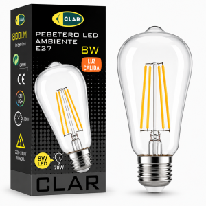 Bombilla LED E27 Filamento...