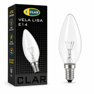 Bombilla Estilo Vela Clara...