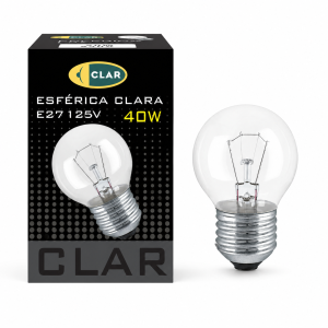 Bombilla Esférica E27 Clara...