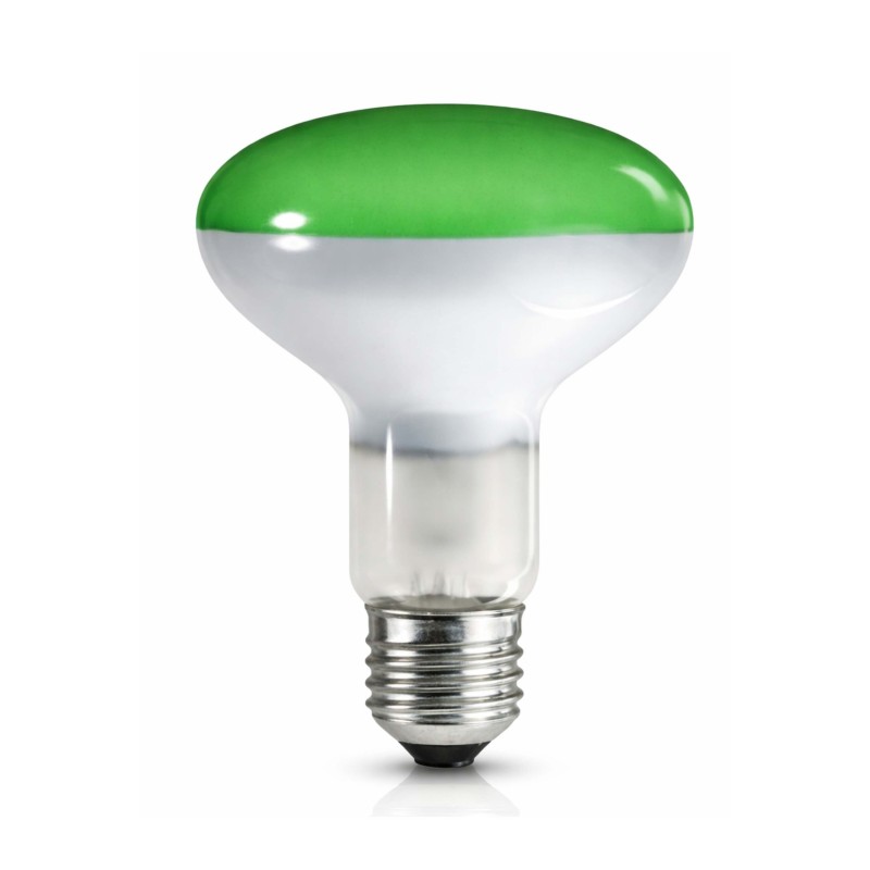 REFLECTORA R80 VERDE E27 230V 60W