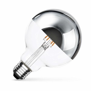 GLOBO LED CUPULA PLATA 6W