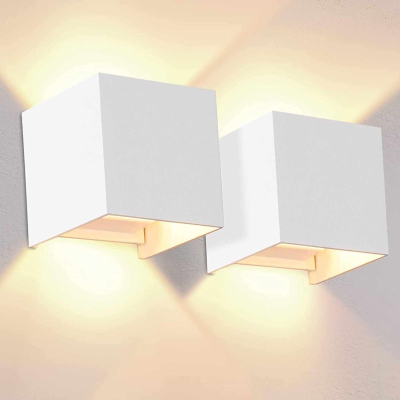 Aplique de Pared Exterior 12W Blanco CCT