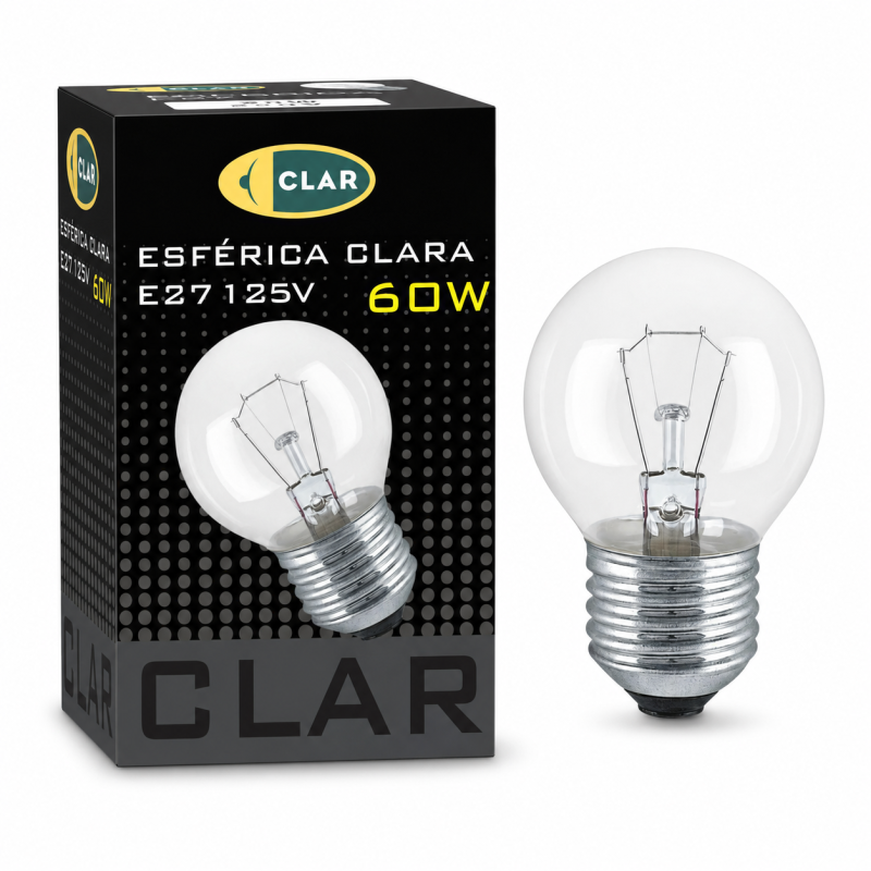ESFERICA CLARA 60W 125-130V E27
